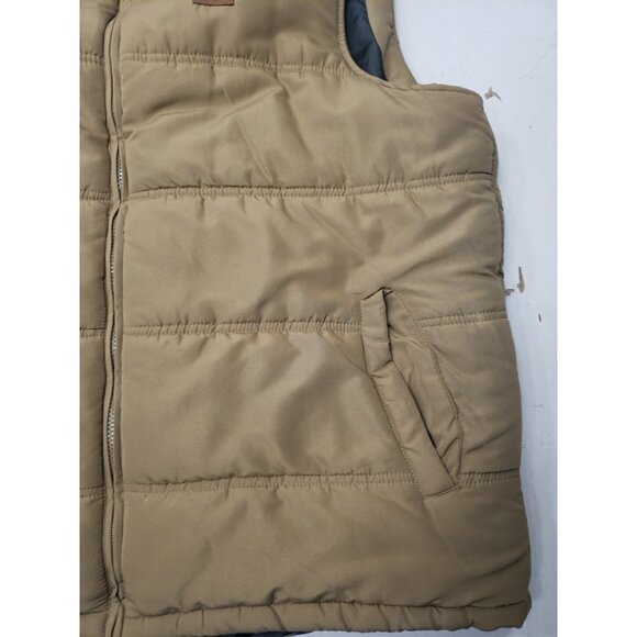 Field & Stream Sleeveless Vest Full Zip Tan Puffer Lined Pockets Size XXL - Picture 7 of 16